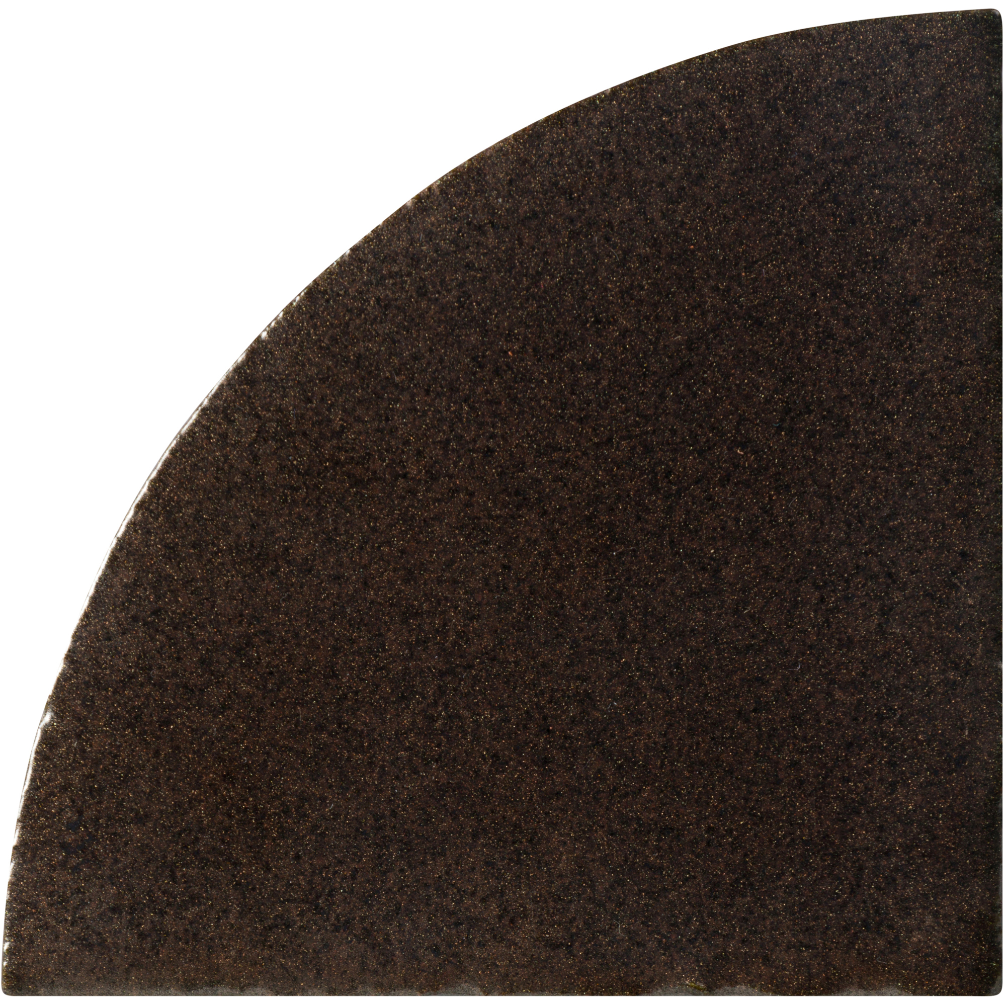 Handcraft Modern Circle Insert Poured Bronze Matte