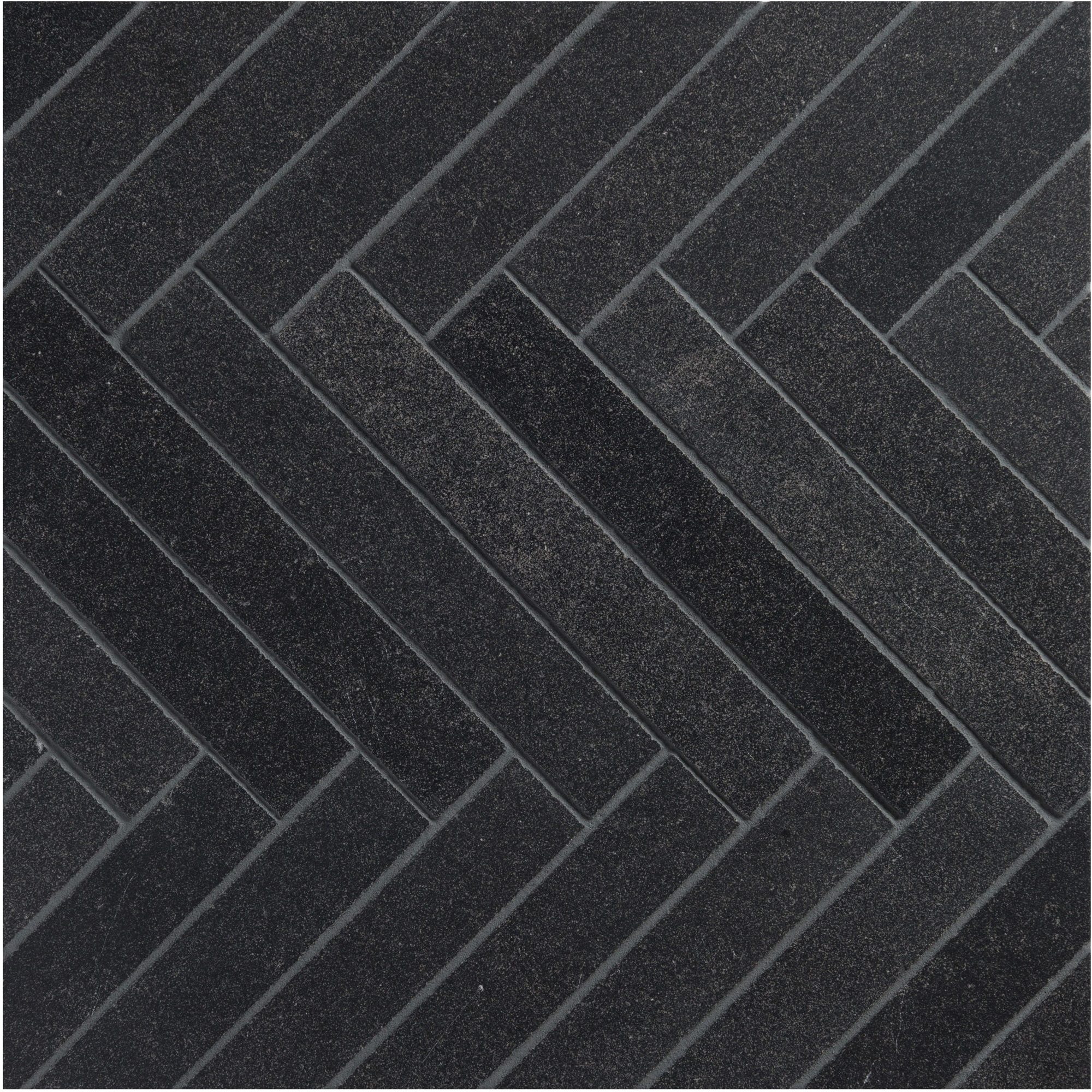 Melange Herringbone Noir